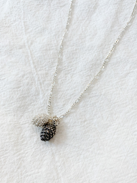 pinecone necklace3 [w1-N012]