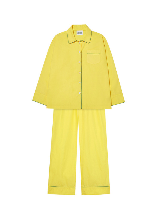 Funky Fruity Pajama Set (Lemon Yellow)
