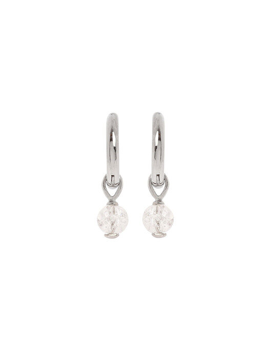 [GRAY Collection] Crystal Ball drop Earrings