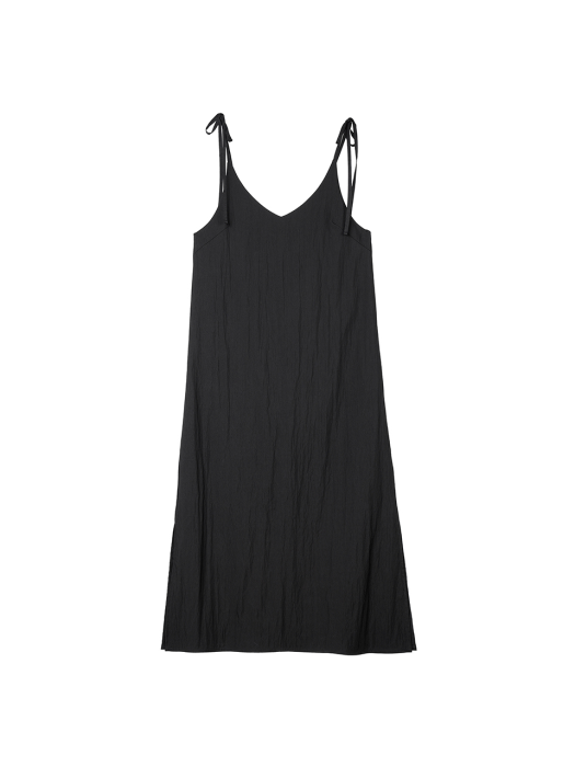 Cygne Sleeveless Dress_Black