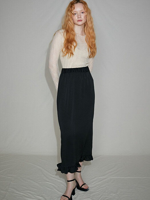 Champagne Twoway Double Skirts_Black
