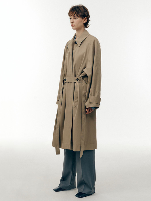 22PF NEW ARMHOLE TRENCH COAT - BEIGE