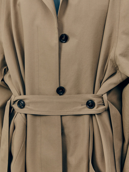22PF NEW ARMHOLE TRENCH COAT - BEIGE