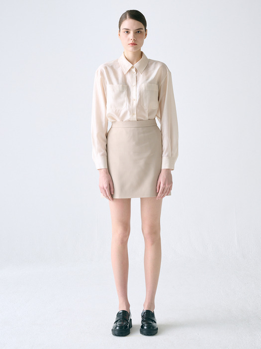 [Drama Signature] Classic Mini Skirt_4color