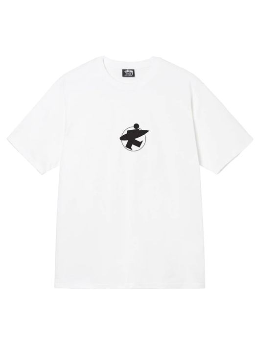 22FW 서핑 스톡 프린팅 티셔츠 화이트 1904798 WHITE