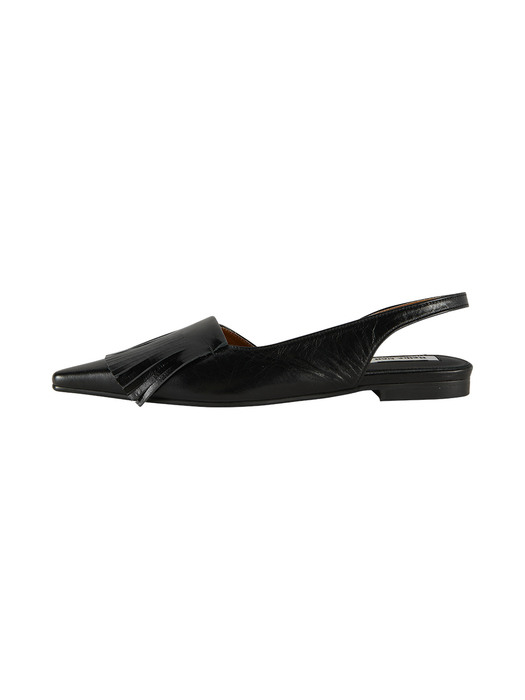 RN4-SH019 / Fringe Slingback Flats