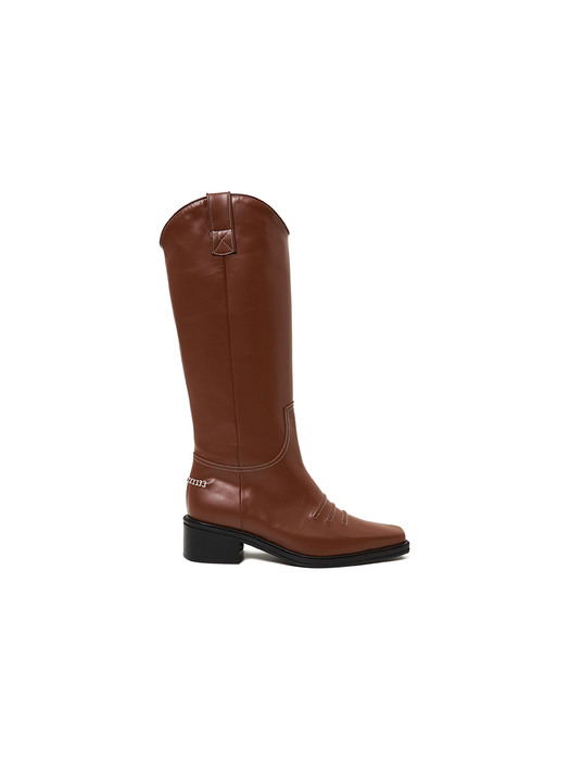 50mm Marfa Western Long Boots (BROWN)