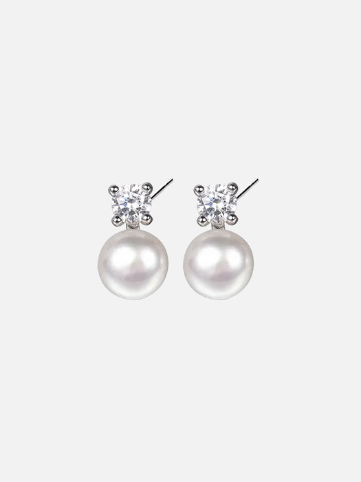 [Silver925] Chenonceau Pearl  Earrings