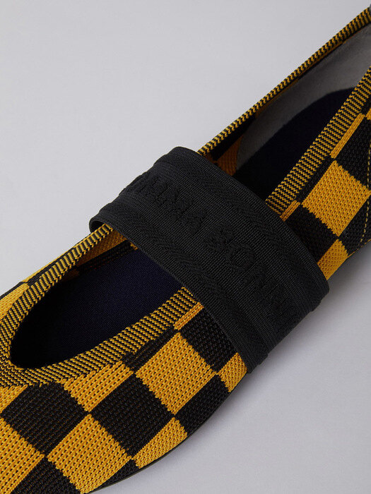 [SB X NODO KNITS] Checkerboard e-band knit flat(black)_DG1DA22605YEW
