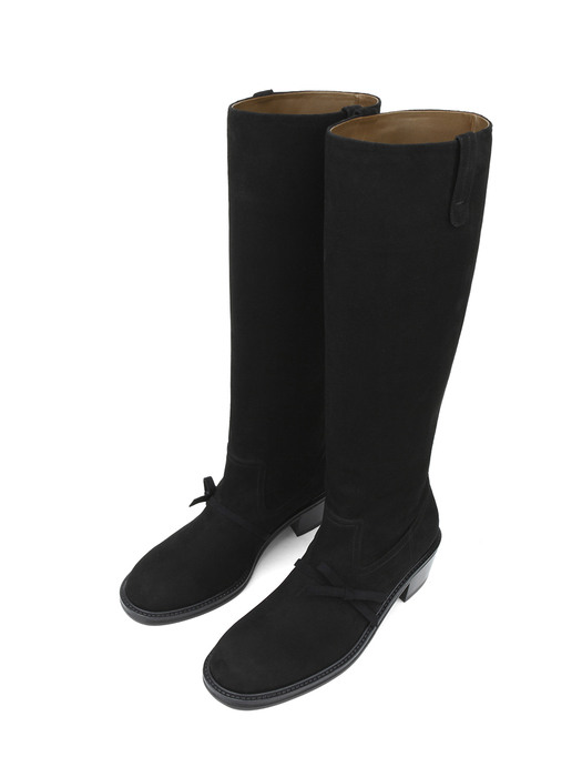 Ryn Suede Boots - Black