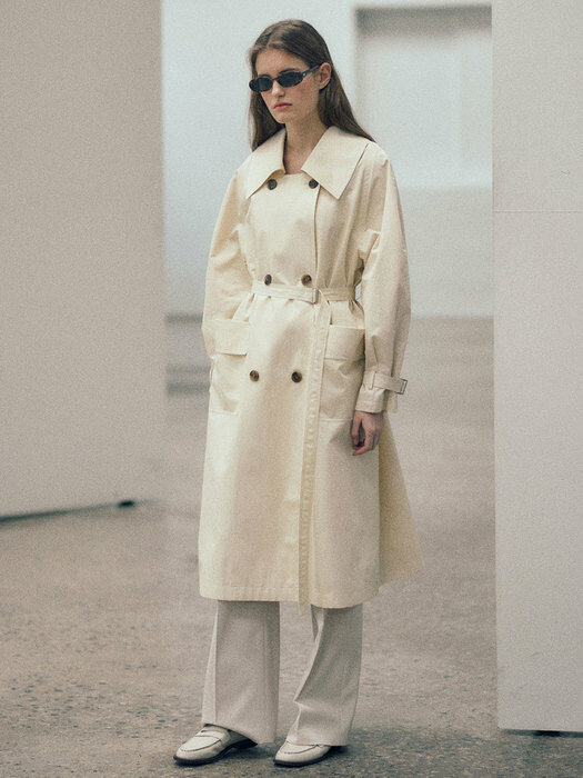 Wide Collar Trench Coat SW3SR101-03