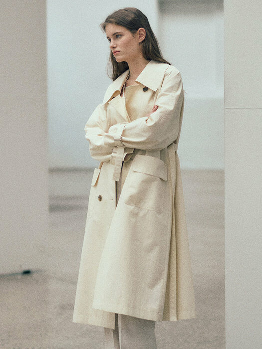 Wide Collar Trench Coat SW3SR101-03