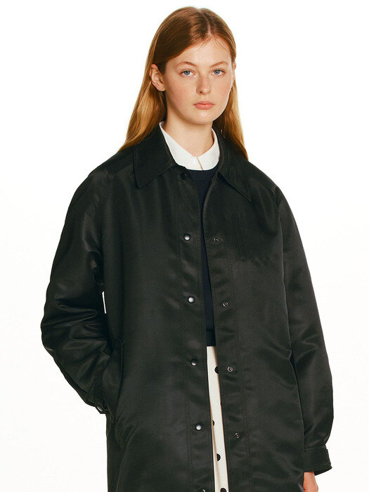 BARI Half mac coat (Black)