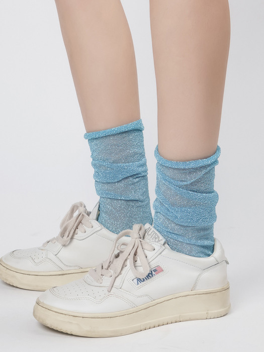 [선물포장]shiny knee socks 4colors