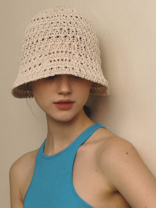 Sylo knitting bucket hat_3color