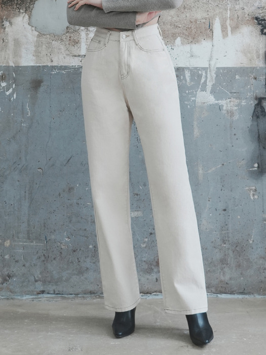 [-6cm 숏버전 추가] W50 WIDE DENIM PANTS (10COLORS)