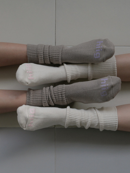 [단독] long loose warmer socks_3 colors