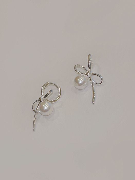 [92.5 silver]giselle the romantic onetouch earrings