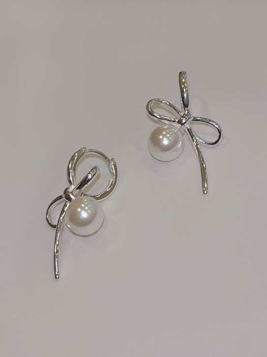 [92.5 silver]giselle the romantic onetouch earrings