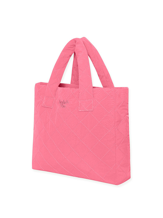 (UNI) Padding Tote Bag_Pink