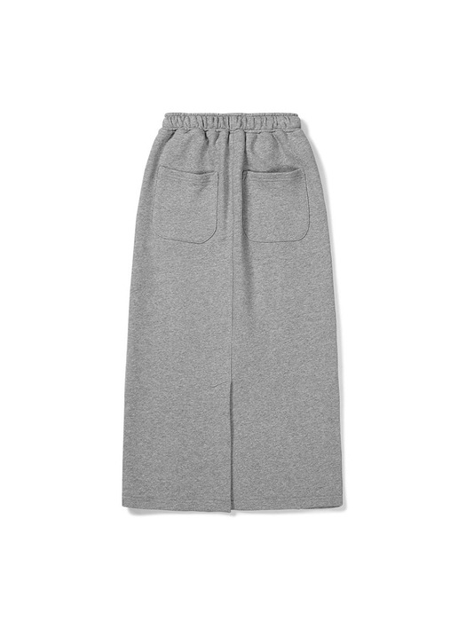 [Mmlg W] SWEAT SKIRT (EVERY GREY)