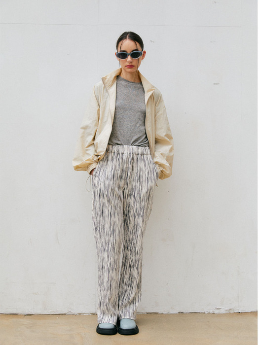 GROW SEMI BOOTS CUT PANTS_Ivory