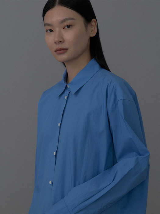 (2nd) 60 Cotton Shirts Over-sized_2color