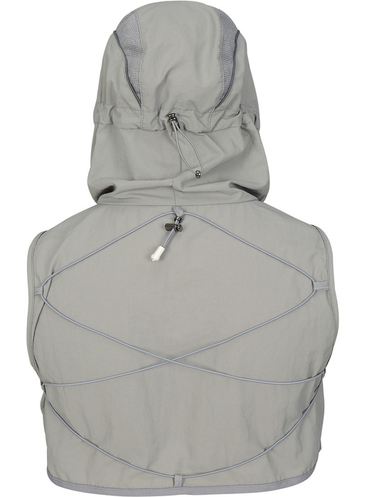 Utility Hooded Vest (FL-045_Gray)