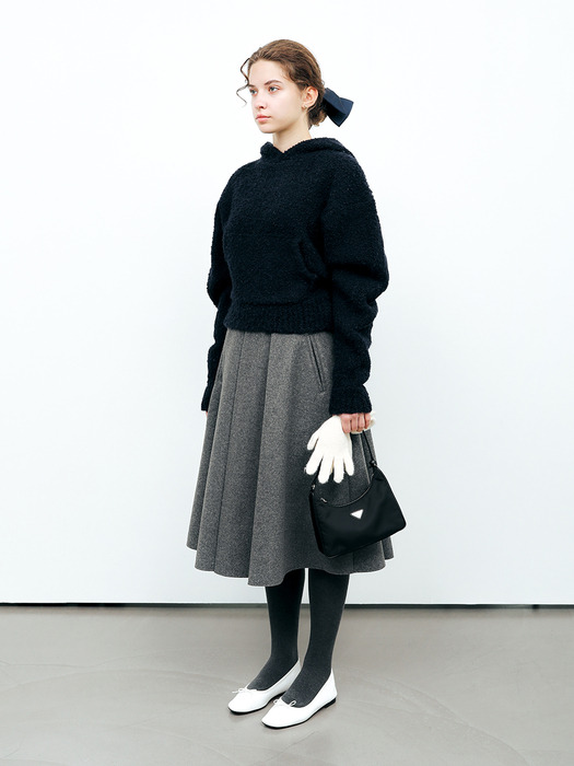 Happ Flared Skirt Gray