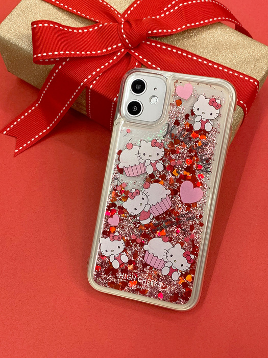 Cherry Hello kitty Glitter Case_HC239DGP001O