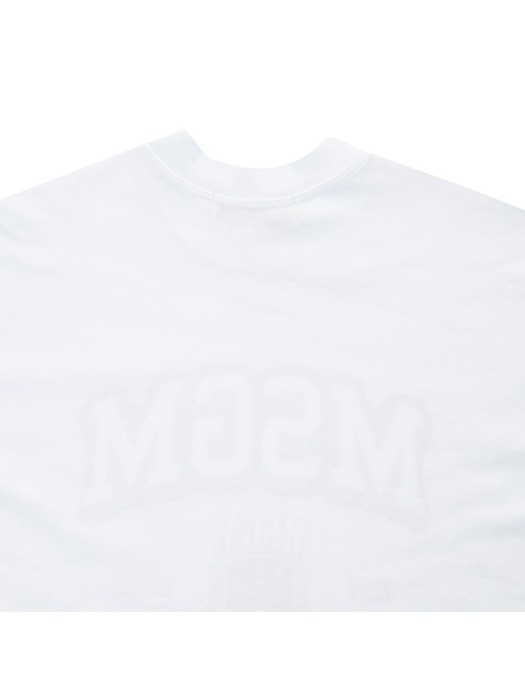 MSGM 남성 로고 프린트 코튼 티셔츠 3440MM184 237002 01