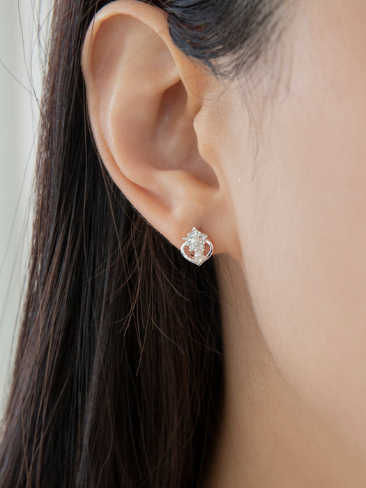 Flower Cubic Earring