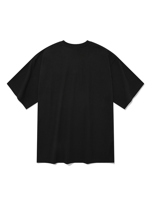 20수 스트로우베리 반팔 티셔츠 블랙