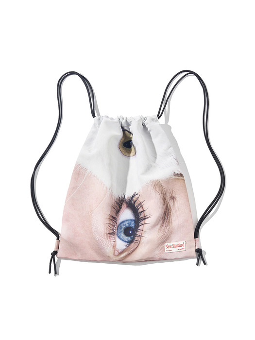 Drawstring Sport Bag Eye Print