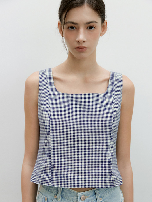 GLAM CHECK BACK BUTTON TOP_NAVY