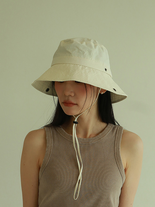 summer strap bucket hat_4 colors