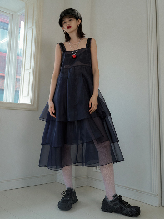 ROSE ORGANZA DRESS