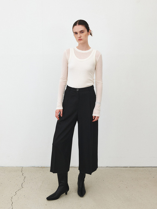 TFF WOOL CULOTTE PANTS_2COLORS