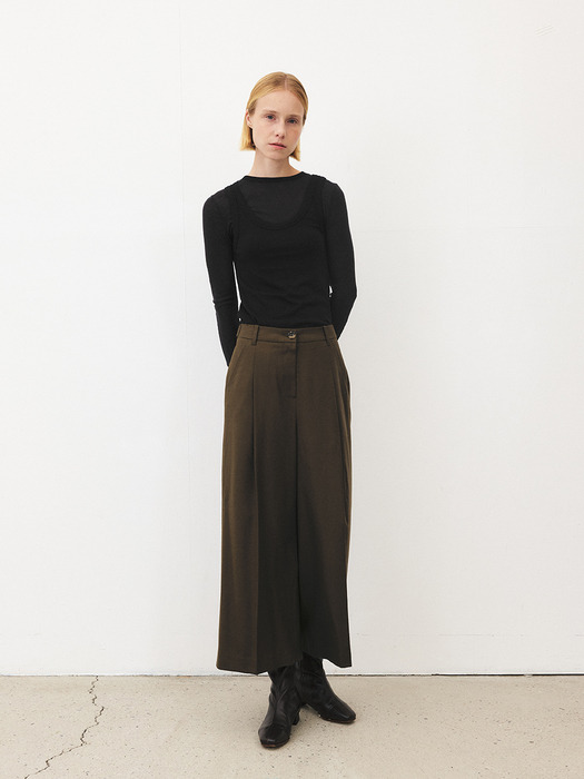 TFF WOOL CULOTTE PANTS_2COLORS