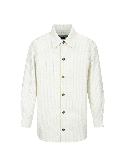 GABRIEL LONG SHIRTS atb1134m(ECRU)