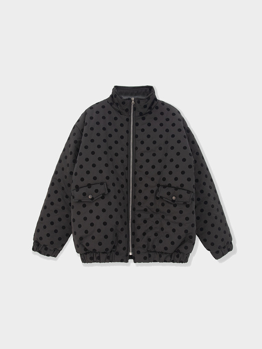 Dotted Snowman Jumper_black