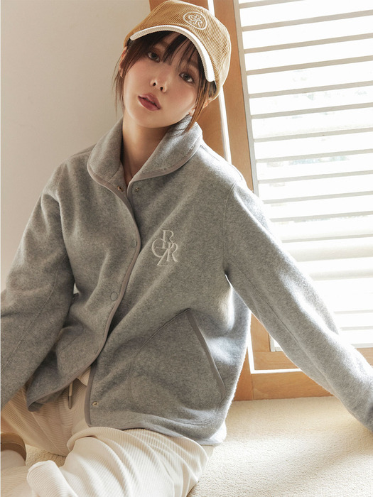 심볼 로고 플리스 점퍼_4COLORS