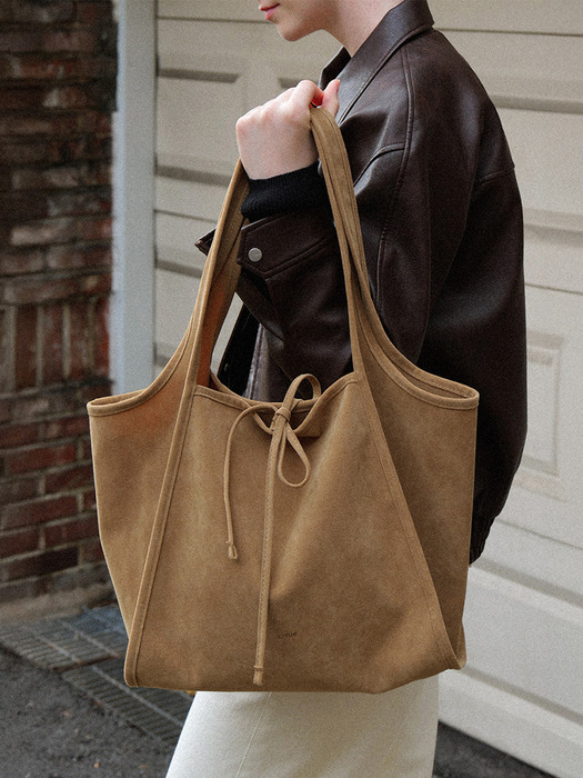 [단독]Bien Suede Bag _Sand Beige