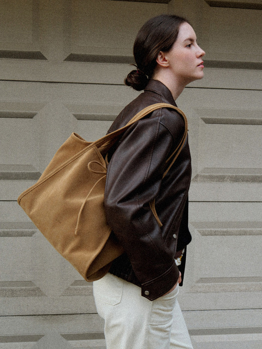[단독]Bien Suede Bag _Sand Beige