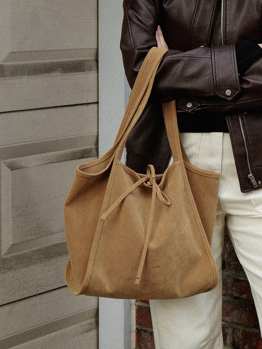 [단독]Bien Suede Bag _Sand Beige