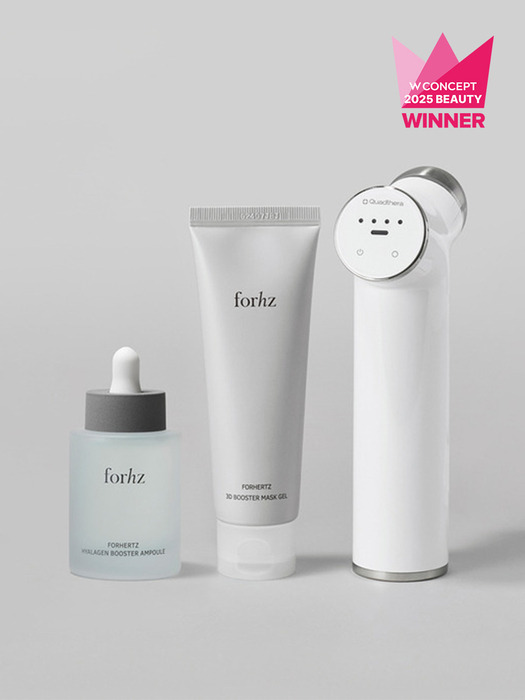 쿼드쎄라 물광 패키지(본품+포헤르츠젤 80g+히알라겐부스터앰플)