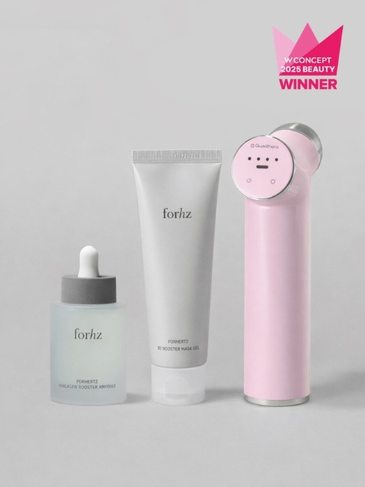 쿼드쎄라 물광 패키지(본품+포헤르츠젤 80g+히알라겐부스터앰플)