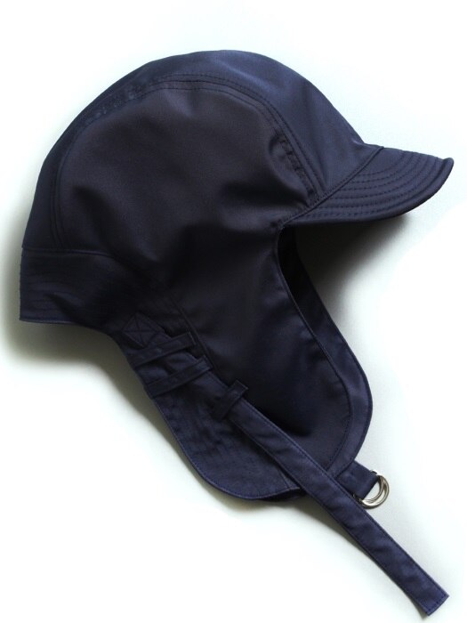 [unisex]S/S SATIN TROOPER HAT NAVY