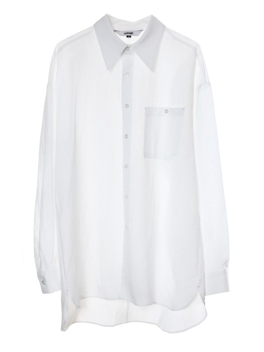 UTS-FS16 retro linen shirts[white(UNISEX)]