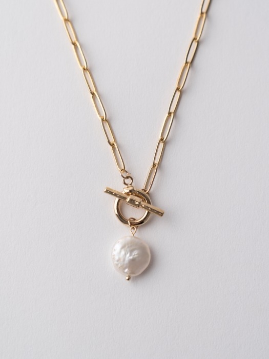 Pearl n Link Necklace